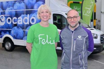 Ocado donates £500,000 to London food charity Felix Project for new electric vans