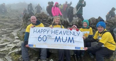 Co Derry family devastated by death of much-loved mum climb Mount Snowden in her memory