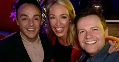 Ant and Dec reunite with former SMTV co-host Cat Deeley 24 years on