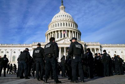 US Capitol officer fires gun in break room, gets suspended