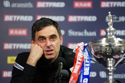 ‘I’m not the greatest’: Ronnie O’Sullivan rejects top honour after seventh world title