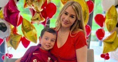 Thiago Alcantara's wife Julia Vigas hosts LFC themed birthday bash for son