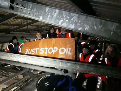 Protesters arrested at Scottish oil terminal climate protest, Police Scotland say