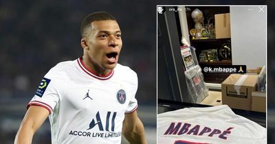 Kylian Mbappe summer transfer detail spotted in background of social media post