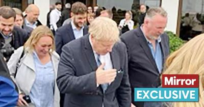 Boris Johnson seen campaigning with Tory councillor linked to 'furlough fraud'