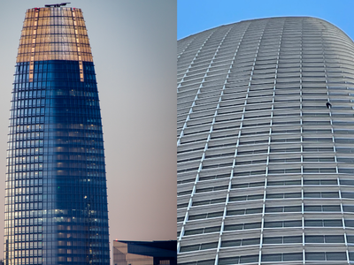 Why Is A Man Climbing The Salesforce HQ Tower?