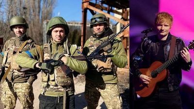 Ukrainian band Antytila collaborate with Ed Sheeran for charity song, while fighting Russia's invasion