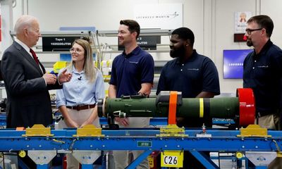 Biden praises Lockheed workers for making weapons for ‘Ukrainian heroes’