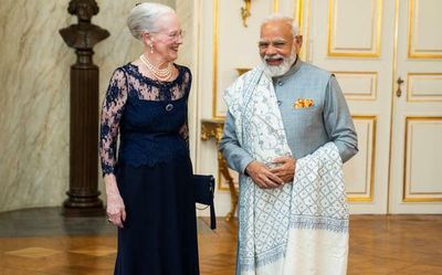 PM Modi meets Queen of Denmark Margrethe II