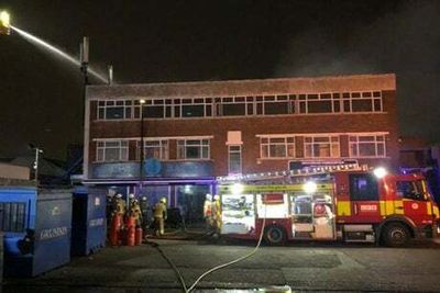 Firefighters tackle huge blaze at industrial bakery in Park Royal