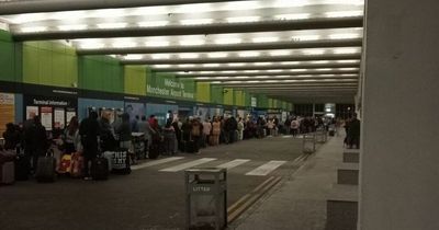 Airport transfer warns 'avoid Manchester' as terminal queues, chaos and disruption continues