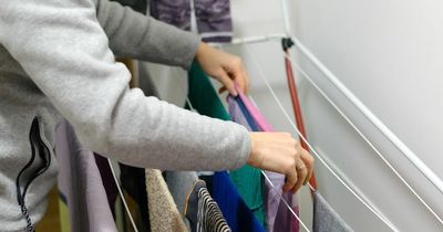 Drying clothes indoors can make you ill, expert says - but 79p item can help