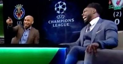 Jamie Carragher had Micah Richards and Thierry Henry in stitches during Liverpool sulk