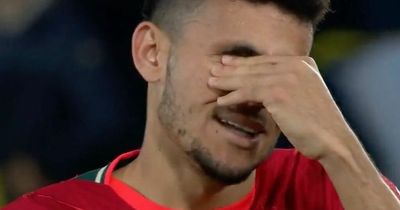 Luis Diaz left in tears at full time as Mohamed Salah winds up Villarreal keeper