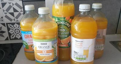 'I compared Robinsons orange diluting juice against Tesco, Sainsbury's, Asda and M&S - one was like water'