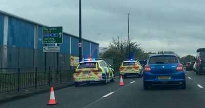 Woman taken to hospital after being freed from car following crash on Coast Road in Wallsend