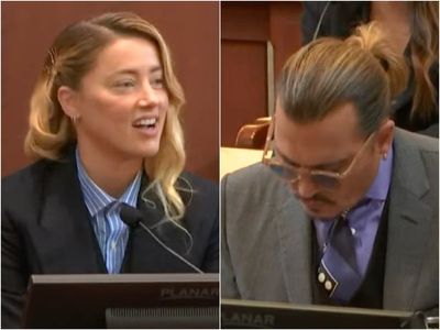 Amber Heard begins testimony after court banned bottled drinks that could be used as projectiles