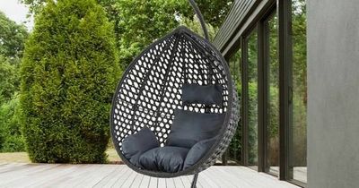 Wowcher slash over £360 off large hanging egg chair in pre-summer sale