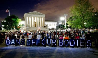 Biden condemns efforts of extremist ‘Maga crowd’ to overturn Roe v Wade abortion protections – as it happened