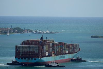Shipping company Maersk sees record quarter as demand surges