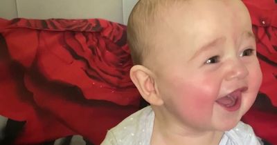 Seven-month-old Carter goes viral in uplifting video thanks to 'best sound ever'