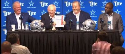 A reporter figured out the Cowboys’ draft rankings list that Jerry Jones showed the media