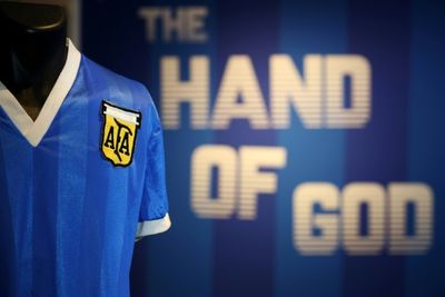 Maradona's 'hand of God' World Cup jersey auctioned for $9.3 mln: Sotheby's