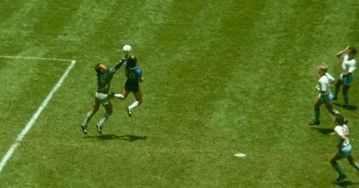 Former Leeds United star sells Diego Maradona's 'Hand of God' shirt for record amount at auction