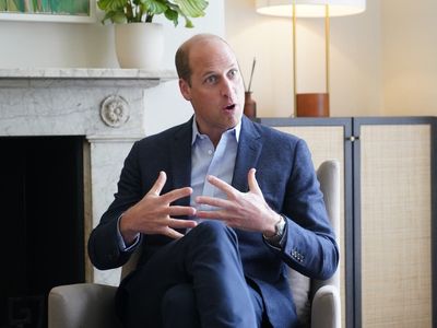 Prince William says ‘more needs to be done’ for men’s mental health and suicide prevention