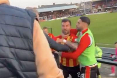 Richard Foster says 'sectarian abuse' provoked heated row with Partick Thistle fan