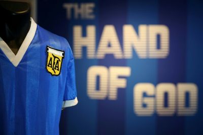 Maradona's 'hand of God' World Cup jersey auctioned for $9.3m