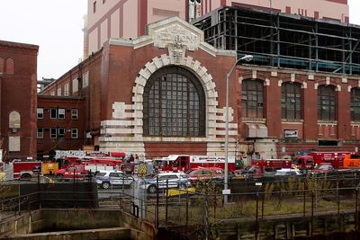 Boston firefighters pull hurt worker from collapsed building