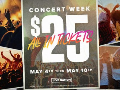 Music Fans Are Summer Lovin' Live Nation's $25 Concert Week Tickets To Shows Throughout US, Canada