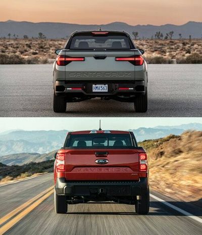 Ford Maverick vs. Hyundai Santa Cruz: Specs, dimensions, size, and price for the 2022 microtrucks