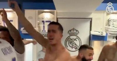 Inside Real Madrid's celebrations as dressing room party breaks out after Man City win