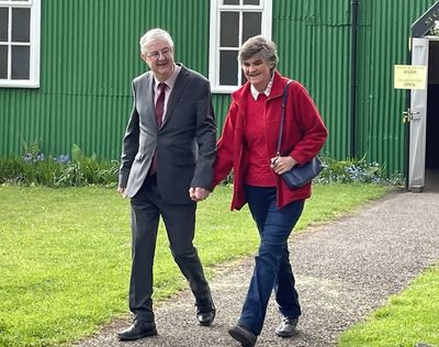 Mark Drakeford casts vote in local council elections