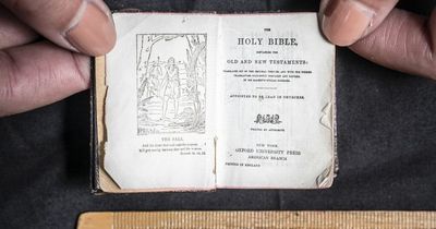 Historic tiny Bible the size of a pound coin discovered in Leeds