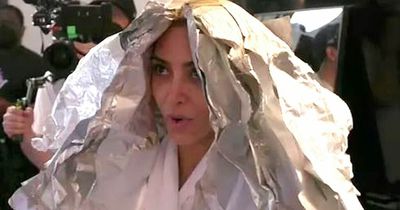 Kim Kardashian worries her hair will fall out after 14 hours of bleaching for Met Gala