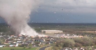 Powerful 165mph tornado tears through town obliterating everything in its path