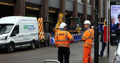 Burst water main causes early morning travel disruption in Newcastle city centre