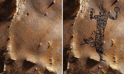 Largest US cave figures, about 1,000 years old, discovered in Alabama