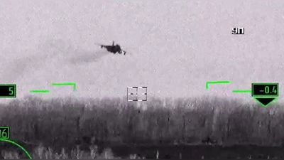VIDEO: Russian Jet Blitzes Camouflaged Ukrainian Unit