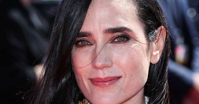 Jennifer Connelly takes her son Kai and husband Paul Bettany to the Top Gun premiere