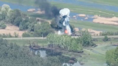 VIDEO: Fireball As Ukrainian Unit Blasts Russian Armour