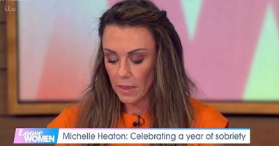 Michelle Heaton reads emotional letter on ITV Loose Women she received in rehab from husband
