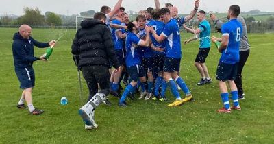 Finaghy 2A title success a proud moment for manager Chris Stewart