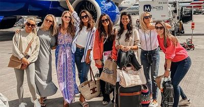 Binky Felstead jets off for hen do with Made in Chelsea pals ahead of her second wedding