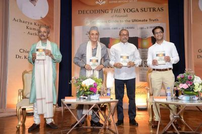 New book on yoga titled ‘Decoding the Yoga Sutra by Patanjali’ launched in New Delhi
