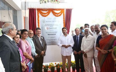 Jagan inaugurates ₹180 cr. cancer hospital in Tirupati