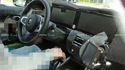 New 2023 BMW M2 Spy Shots Preview Dual-Screen Display Upgrade